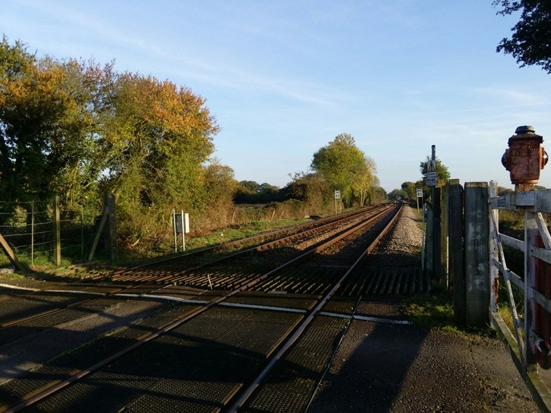 East Green Railway crossing