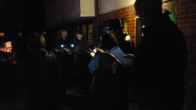 Christmas Carols around the tree at Kelsale Village Hall